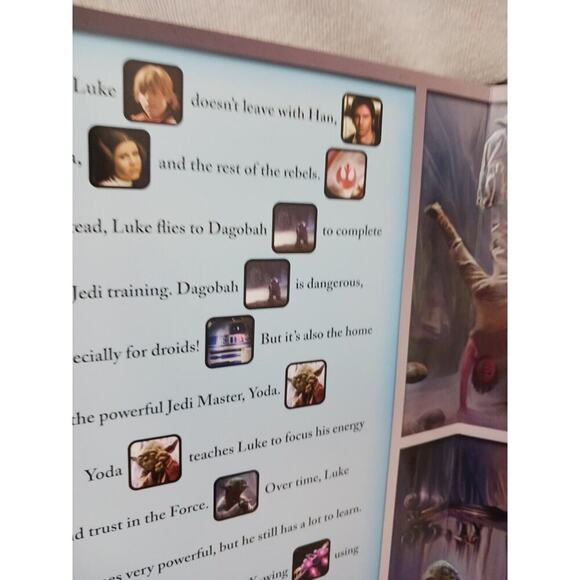 2015 Star Wars TOUCH SOUND Storybook Treasury Disney Fun Trek Vintage Toy Works - Picture 4 of 15